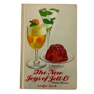 The New Joys Of Jell-O Recipe Book Cookbook 3rd Edition 1975 Hardcover